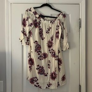Floral off the shoulder Sun dress
